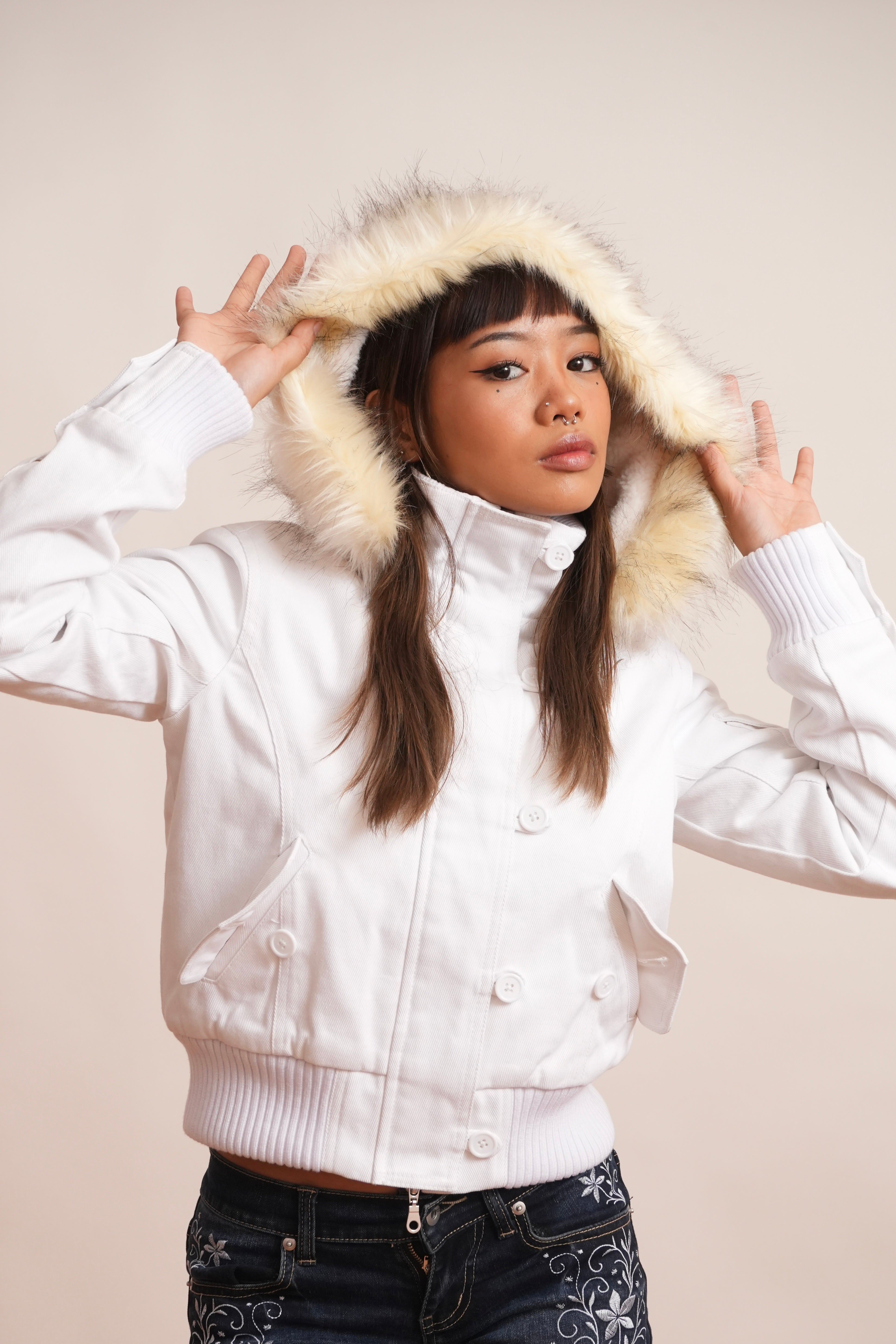 Gavali | 2000s Fur Collar Jacket