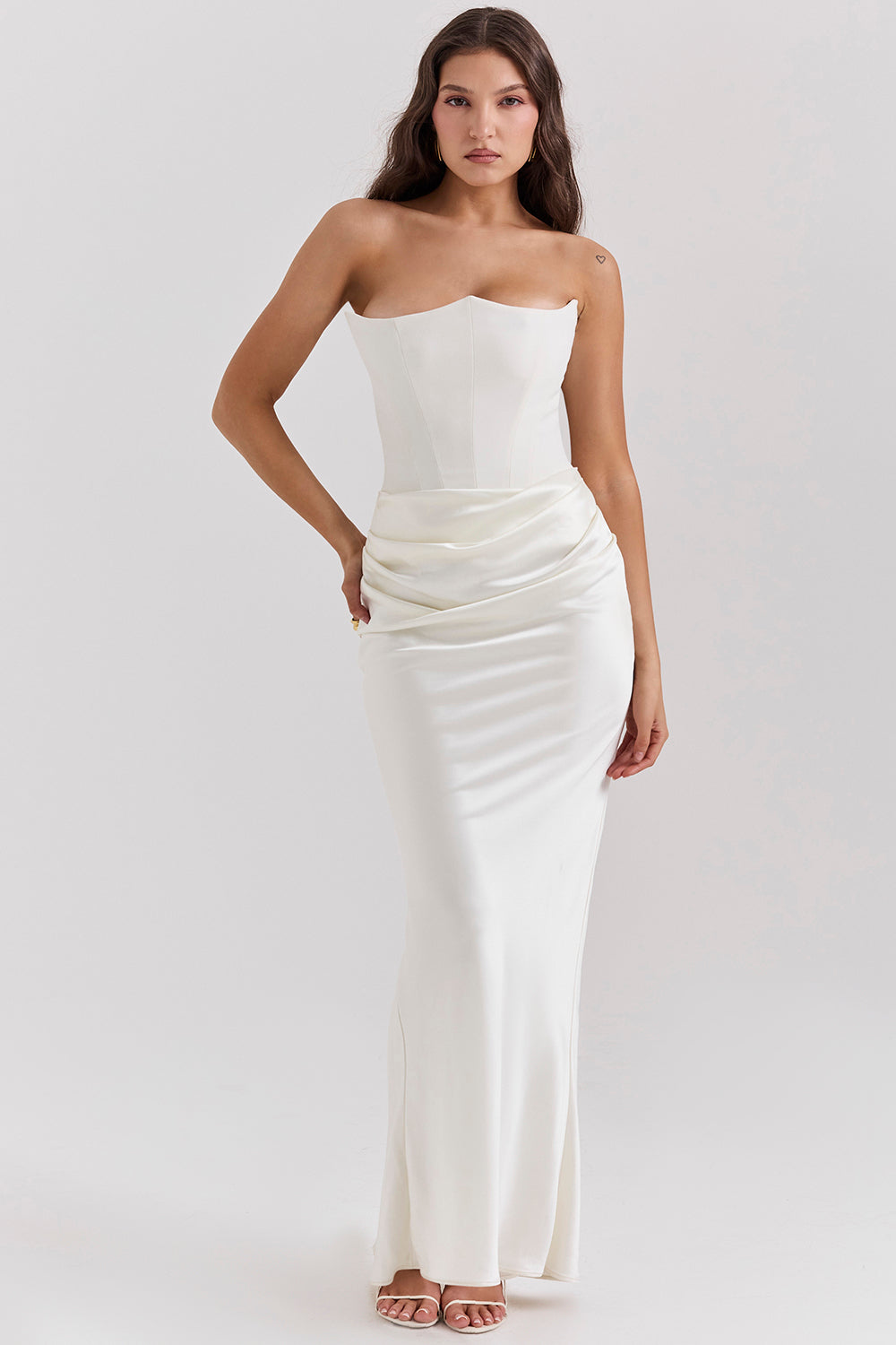 Pamela | Long Strapless Dress